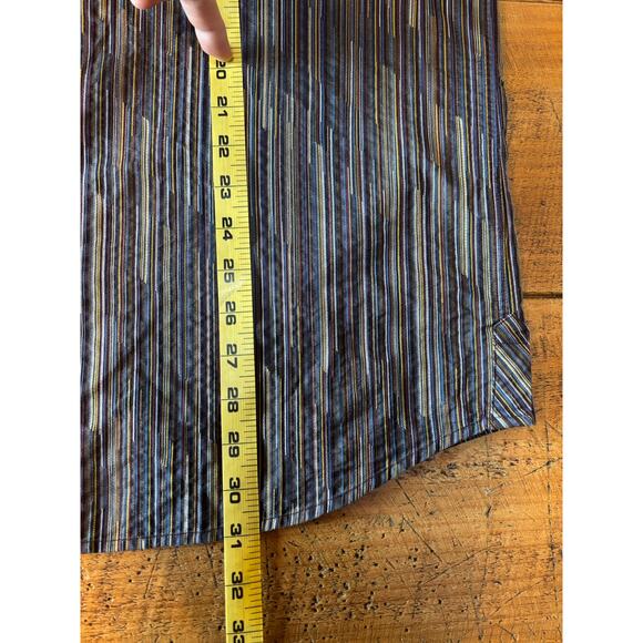 Jhane Barnes Mens Black Colorful Woven Long Sleeve Button Down Shirt Size Large - Picture 7 of 9